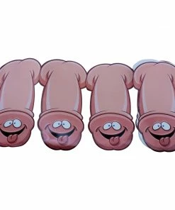 Bachelorette.com Bachelorette Party Supplies Goofy Penis Banner