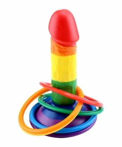 Bachelorette.com Rainbow Pecker Ring Toss