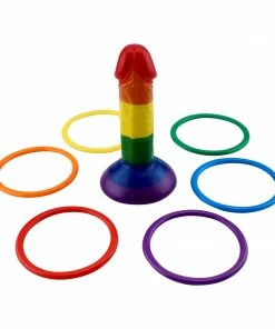 Bachelorette.com Rainbow Pecker Ring Toss