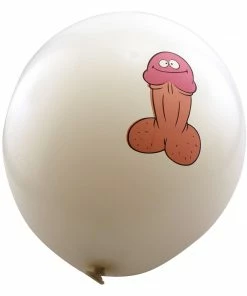 Bachelorette.com Bachelorette Party Supplies Smiling Cartoon Penis Balloons