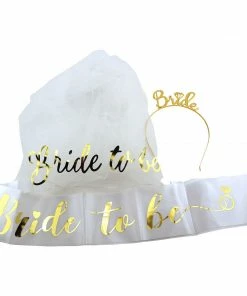 Bachelorette.com Golden Bride Dress-Up Set