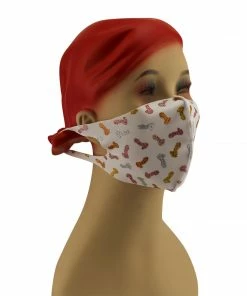 Bachelorette.com Glitter Penis Face Mask - Clearance! Bachelorette Party Face Masks