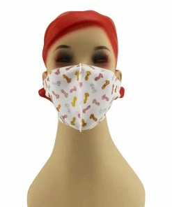 Bachelorette.com Glitter Penis Face Mask - Clearance! Bachelorette Party Face Masks