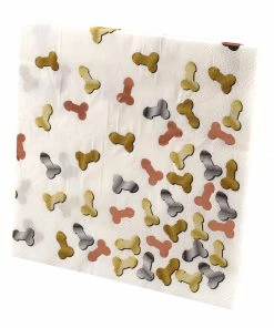 Bachelorette.com Bachelorette Party Supplies Glitter Penis Napkins - 8
