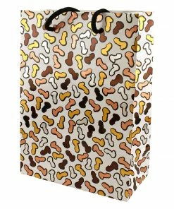 Bachelorette.com Bachelorette Party Supplies Glitter Penis Gift Bag