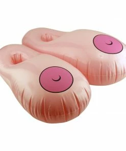 Bachelorette.com New Releases Inflatable Boobie Slippers