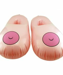 Bachelorette.com New Releases Inflatable Boobie Slippers