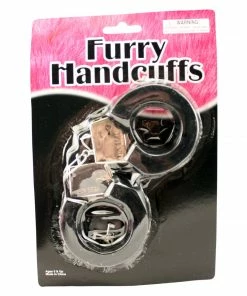 Bachelorette.com Furry Handcuffs - Hand Cuffs With A Little Fur