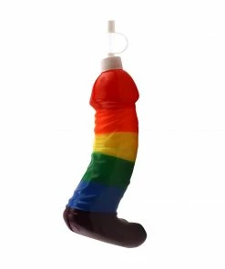 Bachelorette.com Drinking Supplies Rainbow Dicky Drink Bottle