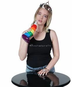 Bachelorette.com Drinking Supplies Rainbow Dicky Drink Bottle