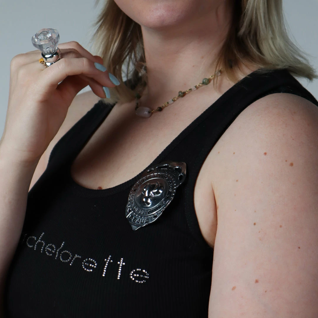 Bachelorette.com Rings, Buttons, Garters Booty Inspector Badge 3 Bachelorette.com Rings, Buttons, Garters Booty Inspector Badge