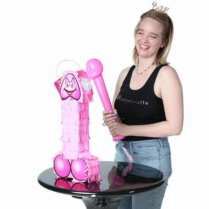 Bachelorette.com Pinatas Pink Pecker Bat 2 Bachelorette.com Pinatas Pink Pecker Bat