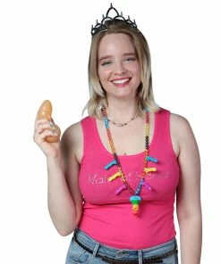 Bachelorette.com Rainbow Pecker Whistle Necklace