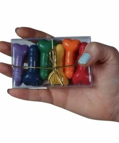 Bachelorette.com Cake Pans And Supplies Rainbow Bite-Size Penis Candies - 12