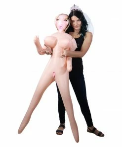Bachelorette.com Inflatable Men & Penises Cheap Date Blowup Doll - Busty