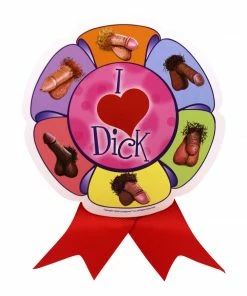 Bachelorette.com Rings, Buttons, Garters I Love Dick Pin
