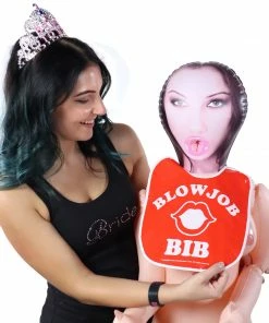 Bachelorette.com The Blow Job Bib Gag Gifts For The Bride