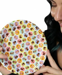 Bachelorette.com RiDICKulously Realistic Penis Plates - 8 Cups, Plates, Napkins
