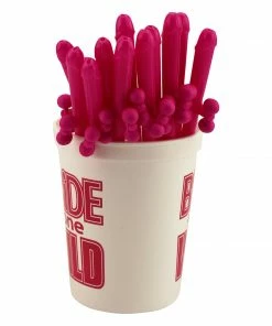 Bachelorette.com 12 Pink Fidget Spinner Penis Straws Sale