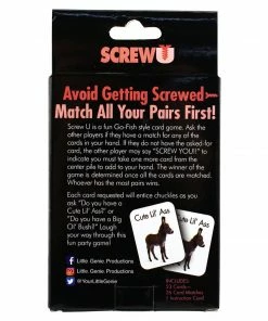 Bachelorette.com Screw U Card Game - Like Dirty Go-Fish Bachelorette Party Games