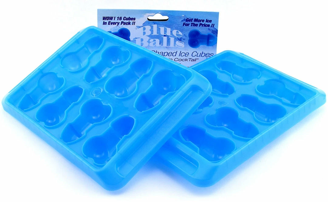 Bachelorette.com Blue Balls Naughty Ice Cube Trays 3 Bachelorette.com Blue Balls Naughty Ice Cube Trays