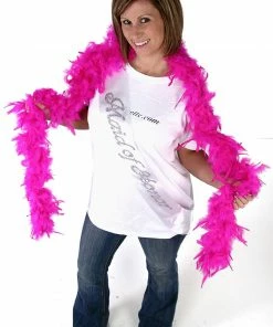 Bachelorette.com Feather Boa - Hot Pink