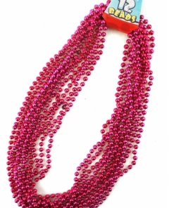 Bachelorette.com Bachelorette Party Supplies Pink Beads - 12 Strands