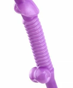 Bachelorette.com Drinking Supplies Giant Penis Straws In Pink, Purple And White- 10 Straws