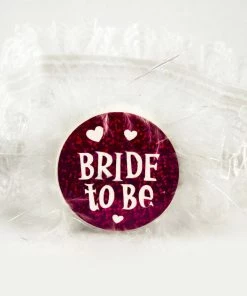 Bachelorette.com Bachelorette Party Fashions Glitter Bride To Be Garter
