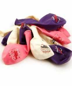 Bachelorette.com Pink And Purple Bachelorette Party Balloons - 12 Bachelorette Party Supplies