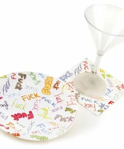 Bachelorette.com Dirty Plates - 8 Cups, Plates, Napkins