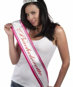 Bachelorette.com Bachelorette Sash - White