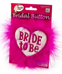 Bachelorette.com Rings, Buttons, Garters Bride To Be Heart Button 5 Bachelorette.com Rings, Buttons, Garters Bride To Be Heart Button