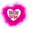 Bachelorette.com Rings, Buttons, Garters Bride To Be Heart Button