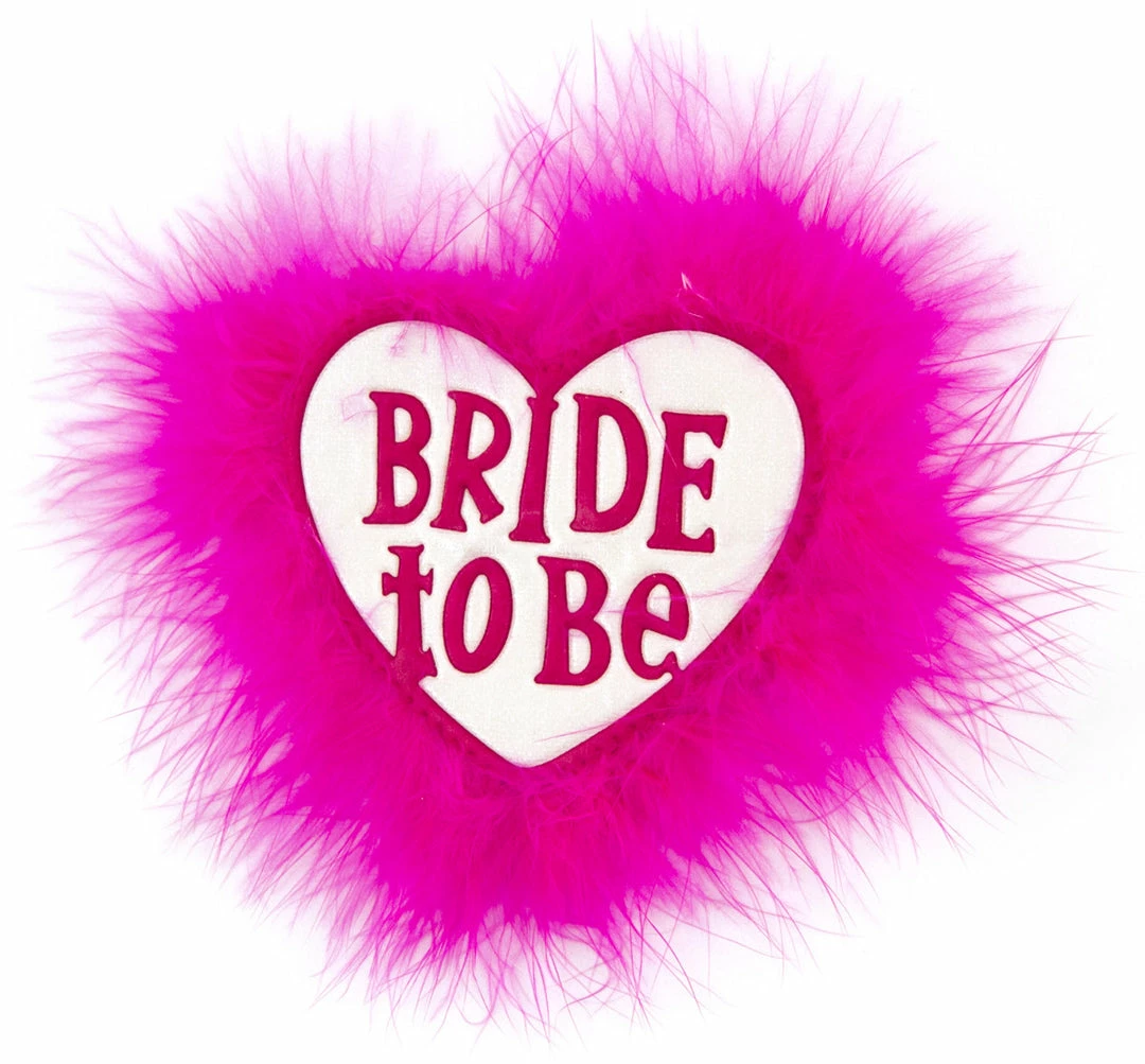 Bachelorette.com Rings, Buttons, Garters Bride To Be Heart Button 1 Bachelorette.com Rings, Buttons, Garters Bride To Be Heart Button