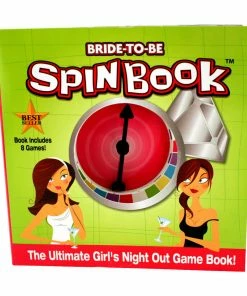 Bachelorette.com Bachelorette Party Games Bride-to-Be Spin Book - Tons Of Wild Games!