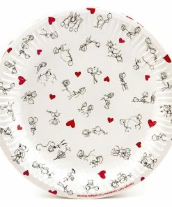 Bachelorette.com Bachelorette Party Supplies Dirty Dishes Sex Position Plates - 8