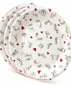 Bachelorette.com Bachelorette Party Supplies Dirty Dishes Sex Position Plates - 8