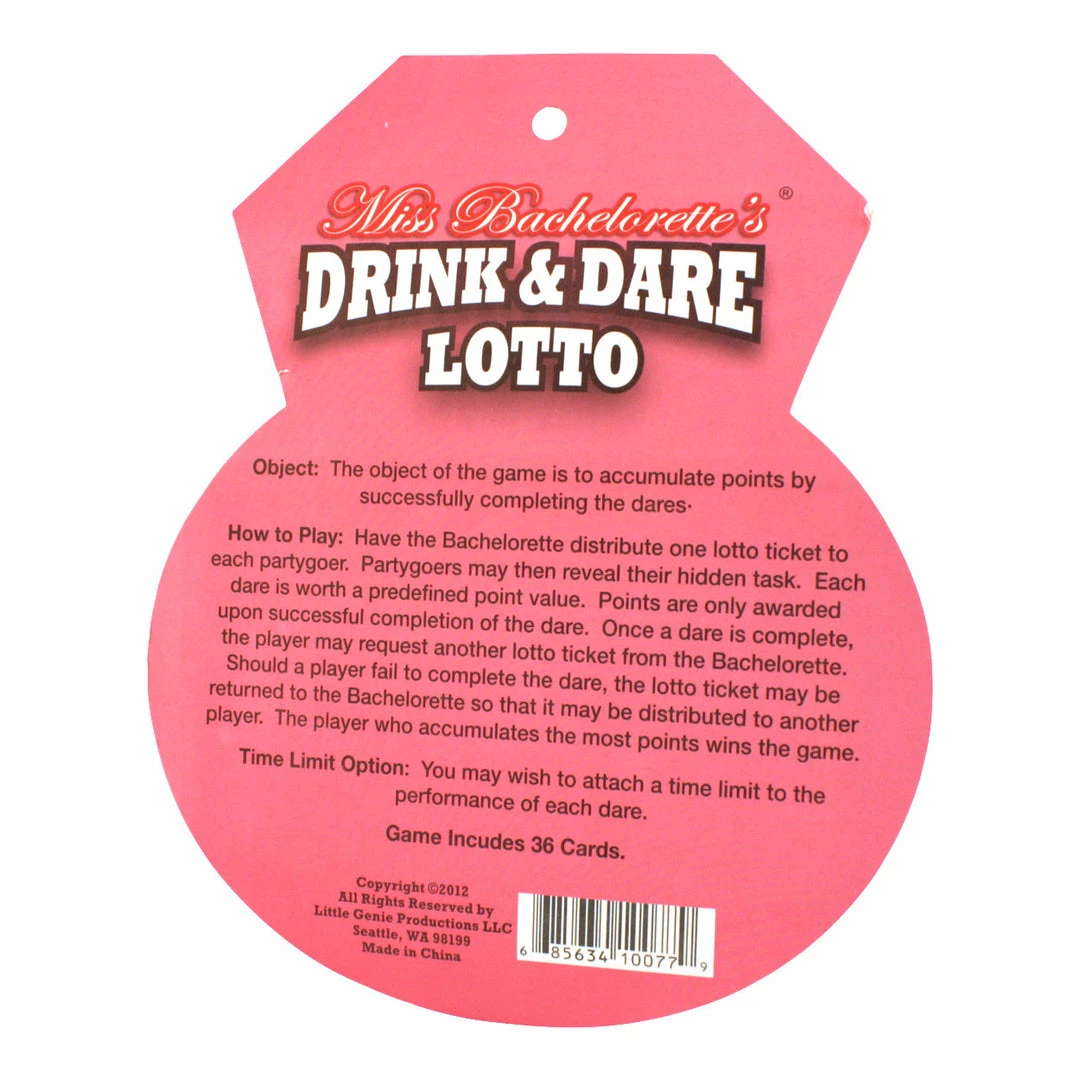 Bachelorette.com Drink Or Dare Lotto Cards Bachelorette Party Games 3 Bachelorette.com Drink Or Dare Lotto Cards Bachelorette Party Games