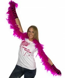 Bachelorette.com Feather Boa - Hot Pink