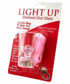 Bachelorette.com Light Up Diamond Shot Glass Necklace