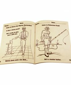 Bachelorette.com House Party Games Gigglestick Penis Coloring Book