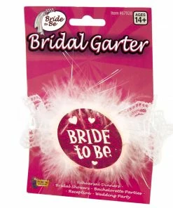 Bachelorette.com Bachelorette Party Fashions Glitter Bride To Be Garter