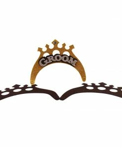 Bachelorette.com Bachelor Party Supplies Groom Crown Set