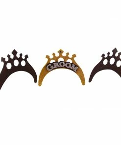 Bachelorette.com Bachelor Party Supplies Groom Crown Set