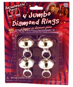 Bachelorette.com Party Favors Jumbo Diamond Ring Set