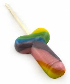 Bachelorette.com Rainbow Penis Lollipop