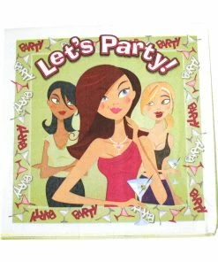 Bachelorette.com Best Selling Games Let's Party Napkins - With Trivia Game - 10