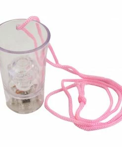 Bachelorette.com Light Up Diamond Shot Glass Necklace