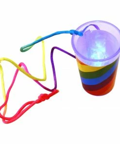 Bachelorette.com Drinking Supplies Light Up Rainbow Pecker Shot Glass